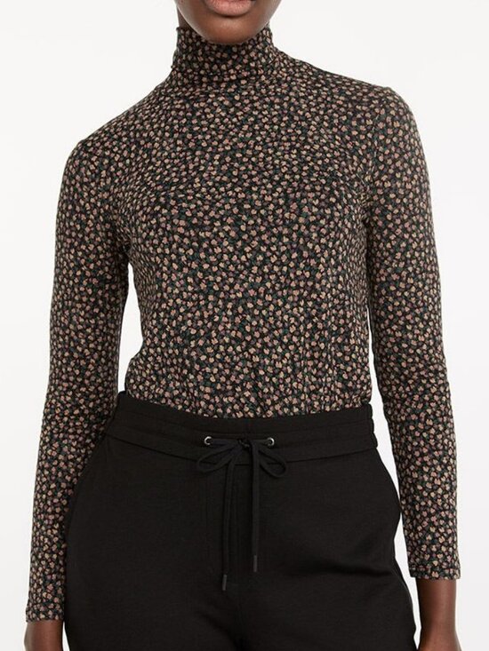 Reitmans Tops - Reitmans Cottagecore Ditsy Floral Dark Fairy Turtle Neck Top Whimsigoth Romantic
